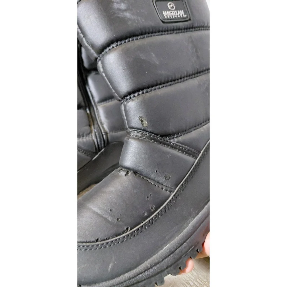 Damage Magellan black Polar Edge insulated snow boots Adult 4M/5W See Pictures